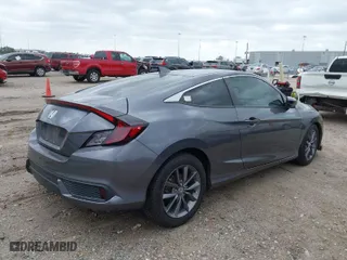 2020 Honda Civic Coupe EX with VIN 2HGFC3B34LH350839, listed as a IAAI auction lot 41754163 with 81,908 mi miles. Bid and sale history available at carsss.com. Image 4.