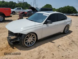 2015 BMW 3 Series 335i xDrive with VIN WBA3B9G54FNR94416, listed as a Copart auction lot 57623145 with 106,609 mi miles and Salvage title. Bid and sale history available at DreamBid. Image 1.