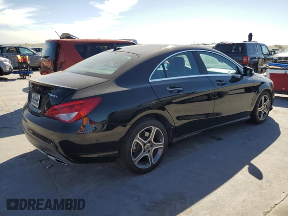 2018 Mercedes-Benz CLA 250 with VIN WDDSJ4GB5JN541978, listed as a Copart auction lot 71281573 with 47,595 mi miles and . Bid and sale history available at DreamBid. Image 3.