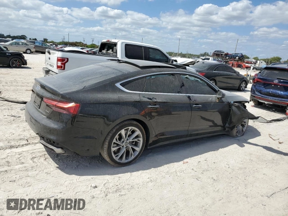 2020 Audi A5 Sportback Premium with VIN WAUANCF51LA006119, listed as a Copart auction lot 44978493 with 0 mi miles. Bid and sale history available at carsss.com. Image 3.