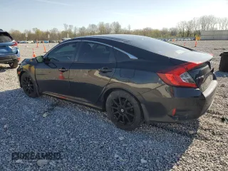 2017 Honda Civic LX with VIN 19XFC2F50HE025046, listed as a Copart auction lot 54244525 with 220,145 mi miles and Salvage Title. Bid and sale history available at DreamBid. Image 2.