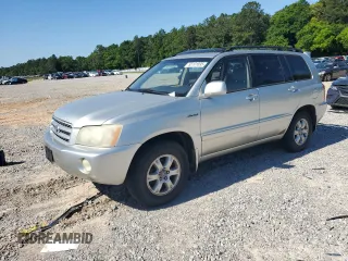 2003 Toyota Highlander z VIN JTEGF21A430097168, wystawiony jako Copart lot #55101895 z przebiegiem 357 065 mil mil oraz Czysty tytuł • Clean title. Historia ofert i sprzedaży dostępna na DreamBid. Obrazek 1.