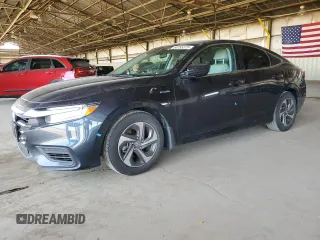 2019 Honda Insight EX with VIN 19XZE4F51KE024739, listed as a Copart auction lot 56755375 with 49,744 mi miles and Salvage title. Bid and sale history available at DreamBid. Image 1.