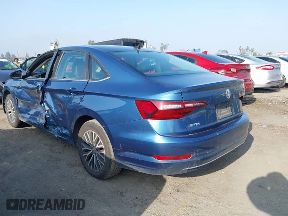 2021 Volkswagen Jetta S with VIN 3VWC57BUXMM046247, listed as a IAAI auction lot 42617246 with 76,640 mi miles and . Bid and sale history available at DreamBid. Image 3.