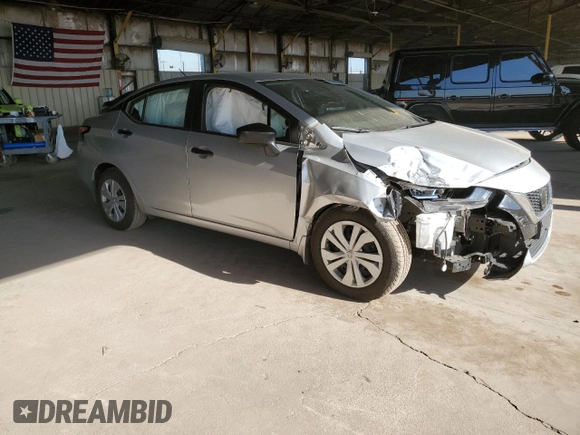 2021 Nissan Versa S with VIN 3N1CN8DV5ML859535, listed as a Copart auction lot 61468315 with 54,007 mi miles and Salvage title. Bid and sale history available at DreamBid. Image 4.