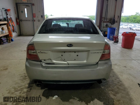 2006 Subaru Legacy Special with VIN 4S3BL626367220530, listed as a Copart auction lot 58259685 with 151,146 mi miles and Salvage title. Bid and sale history available at DreamBid. Image 6.