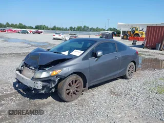 2012 Honda Civic Cpe EX with VIN 2HGFG3B84CH524621, listed as a IAAI auction lot 39497554 with 252,852 mi miles. Bid and sale history available at carsss.com. Image 2.