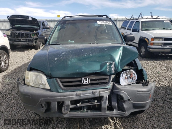1999 Honda CR-V LX with VIN JHLRD1847XC036630, listed as a Copart auction lot 75708664 with 201,240 mi miles and Salvage Title. Bid and sale history available at carsss.com. Image 5.