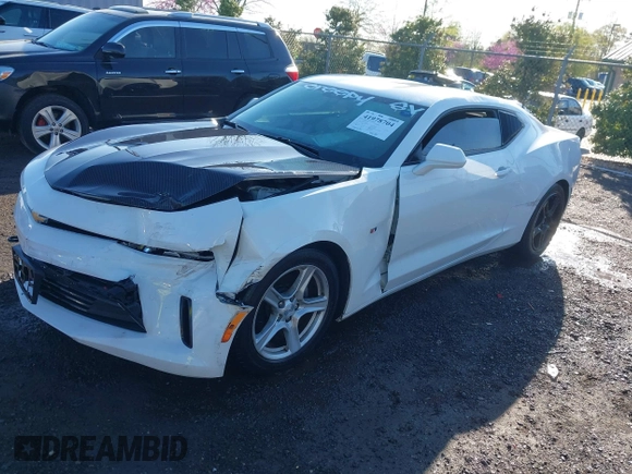 2017 Chevrolet Camaro 1LT with VIN 1G1FA1RX6H0136098, listed as a IAAI auction lot 41978704 with 136,637 mi miles and . Bid and sale history available at carsss.com. Image 2.