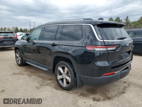 2021 Jeep Grand Cherokee Limited with VIN 1C4RJJBG9M8100545, listed as a Copart auction lot 53467375 with 40,432 mi miles and Salvage title. Bid and sale history available at DreamBid. Image 2.