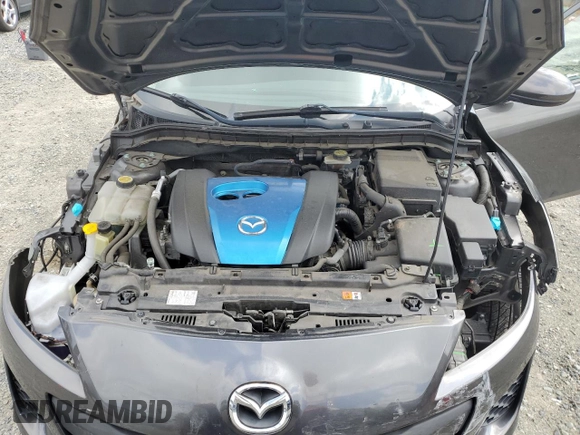 2013 Mazda 3 i Touring with VIN JM1BL1LP2D1757240, listed as a Copart auction lot 59246835 with 92,370 mi miles and Salvage title. Bid and sale history available at DreamBid. Image 12.