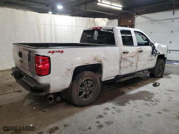 2018 Chevrolet Silverado 1500 Work Truck with VIN 1GCVKNEH8JZ331644, listed as a Copart auction lot 47600525 with 117,166 mi miles and Salvage Title. Bid and sale history available at carsss.com. Image 3.