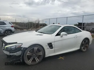 2018 Mercedes-Benz SL 450 z VIN WDDJK6GA0JF050689, wystawiony jako Copart lot #49423725 z przebiegiem 18 684 mil mil oraz Nie do naprawy. Historia ofert i sprzedaży dostępna na DreamBid. Obrazek 1.