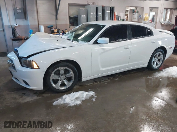 2012 Dodge Charger SXT with VIN 2C3CDXHG5CH270535, listed as a IAAI auction lot 41610075 with 150,870 mi miles. Bid and sale history available at carsss.com. Image 2.