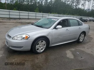 2014 Chevrolet Impala LT with VIN 2G1WB5E33E1165713, listed as a Copart auction lot 60591585 with 203,323 mi miles and Salvage title. Bid and sale history available at DreamBid. Image 1.