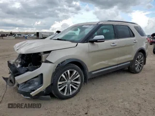 2017 Ford Explorer Platinum z VIN 1FM5K8HT3HGD84688, wystawiony jako Copart lot #57311355 z przebiegiem 101 599 mil mil oraz Szkoda całkowita • Salvage title. Historia ofert i sprzedaży dostępna na DreamBid. Obrazek 1.