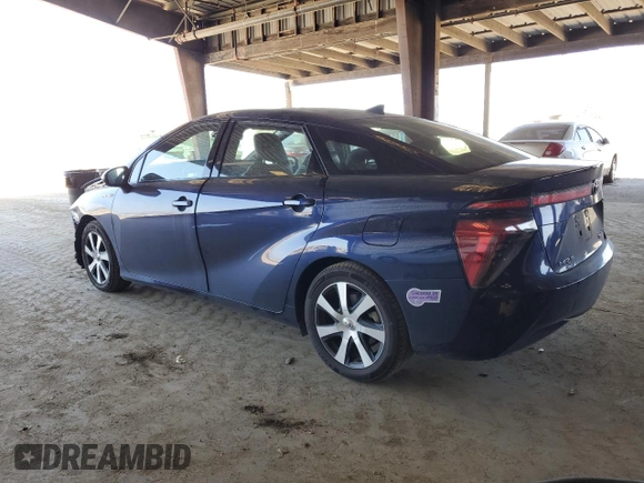 2019 Toyota Mirai with VIN JTDBVRBD4KA006864, listed as a Copart auction lot 59985375 with 42,569 mi miles and Salvage title. Bid and sale history available at DreamBid. Image 2.