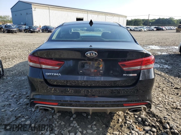 2017 Kia Optima SX with VIN 5XXGW4L2XHG144344, listed as a Copart auction lot 63154195 with 81,467 mi miles and Salvage title. Bid and sale history available at DreamBid. Image 6.