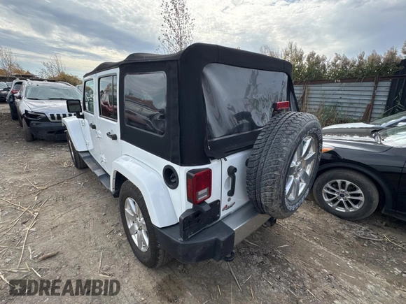 2018 Jeep Wrangler JK Unlimited Sahara with VIN 1C4BJWEG5JL914484, listed as a Copart auction lot 77793454 with 165,944 mi miles and Non Repairable. Bid and sale history available at carsss.com. Image 3.