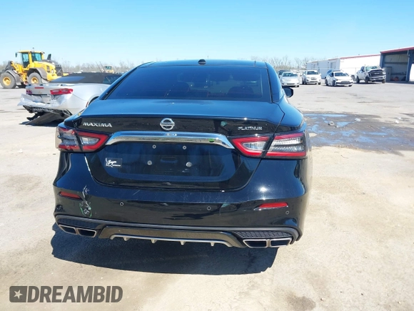 2020 Nissan Maxima Platinum with VIN 1N4AA6FV6LC385046, listed as a IAAI auction lot 41784021 with 82,440 mi miles and . Bid and sale history available at DreamBid. Image 16.