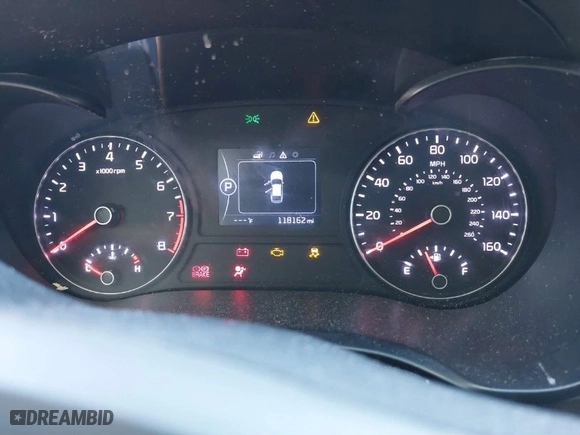 2018 Kia Optima EX with VIN 5XXGU4L3XJG226708, listed as a IAAI auction lot 41036342 with 118,162 mi miles. Bid and sale history available at carsss.com. Image 7.