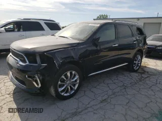 2023 Dodge Durango Citadel with VIN 1C4RDJEG0PC592676, listed as a Copart auction lot 58490824 with 7,666 mi miles and Salvage title. Bid and sale history available at DreamBid. Image 1.