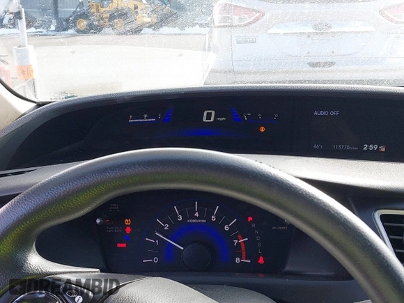 2014 Honda Civic Sedan LX with VIN 19XFB2F59EE039252, listed as a IAAI auction lot 41719659 with 113,770 mi miles. Bid and sale history available at carsss.com. Image 7.
