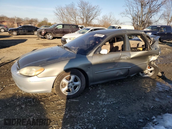 2002 Ford Taurus SES Standard with VIN 1FAFP55212A204077, listed as a Copart auction lot 87826465 with 101,651 mi miles and Salvage Title. Bid and sale history available at DreamBid. Image 1.