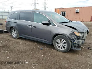 2015 Honda Odyssey EX z VIN 5FNRL5H45FB099122, wystawiony jako Copart lot #54115405 z przebiegiem 149 232 mil mil oraz Szkoda całkowita • Salvage title. Historia ofert i sprzedaży dostępna na DreamBid. Obrazek 4.
