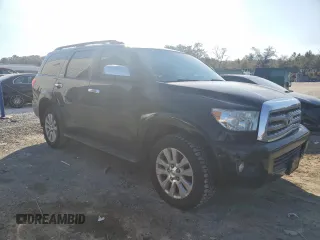2016 Toyota Sequoia Platinum with VIN 5TDDW5G18GS144639, listed as a Copart auction lot 88896755 with 141,248 mi miles and Salvage Title. Bid and sale history available at carsss.com. Image 4.