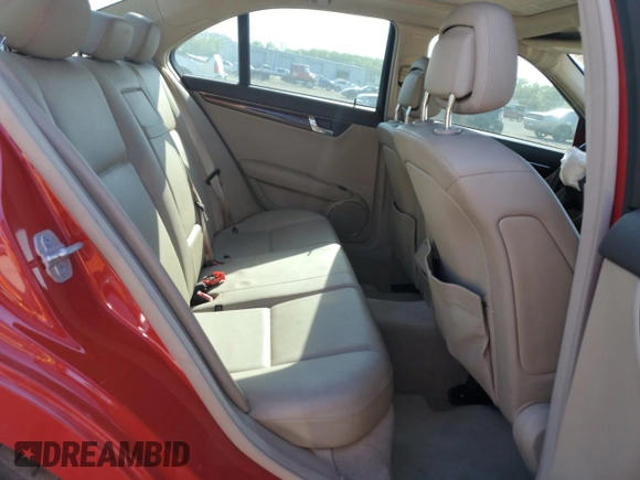 2010 Mercedes-Benz C 300 Sport with VIN WDDGF5EB1AR088760, listed as a Copart auction lot 52985115 with Not Provided miles and Salvage Title. Bid and sale history available at DreamBid. Image 11.