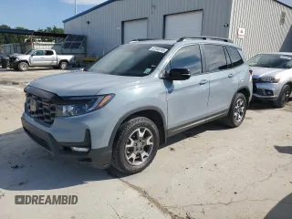 2023 Honda Passport TrailSport with VIN 5FNYF8H60PB020317, listed as a Copart auction lot 61548195 with 24,621 mi miles and Salvage title. Bid and sale history available at DreamBid. Image 1.