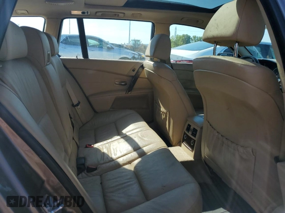 2006 BMW 5 Series 530xi with VIN WBANN73526CN00088, listed as a Copart auction lot 70324494 with 151,241 mi miles and Clean Title. Bid and sale history available at carsss.com. Image 11.