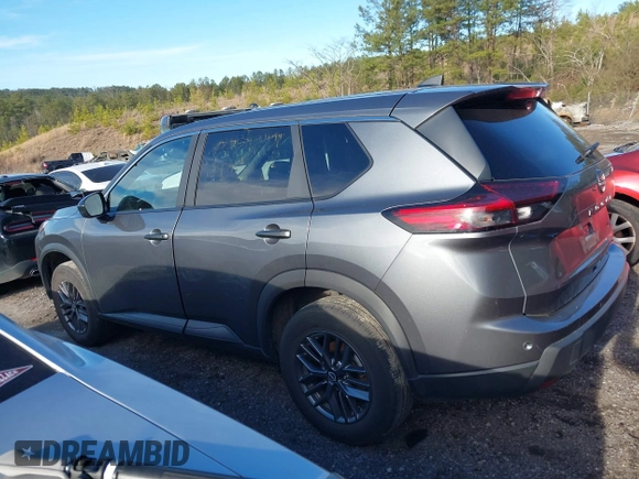 2024 Nissan Rogue S with VIN 5N1BT3AB0RC709195, listed as a IAAI auction lot 41743688 with 31,194 mi miles. Bid and sale history available at carsss.com. Image 14.