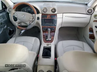 2009 Mercedes-Benz CLK 350 with VIN WDBTJ56H99F269000, listed as a Copart auction lot 80169234 with Not Provided miles and Salvage Title. Bid and sale history available at DreamBid. Image 8.