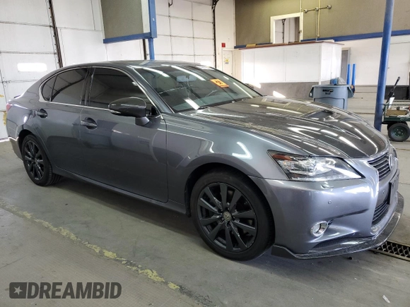 2013 Lexus GS 350 with VIN JTHCE1BL4D5005611, listed as a Copart auction lot 72619544 with 143,604 mi miles and Salvage Title. Bid and sale history available at carsss.com. Image 4.