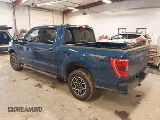 2023 Ford F-150 XL with VIN 1FTFW1E57PKE79681, listed as a IAAI auction lot 41667502 with 17,198 mi miles. Bid and sale history available at carsss.com. Image 3.