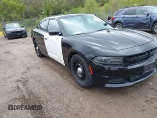 2018 Dodge Charger Police with VIN 2C3CDXKT4JH323762, listed as a IAAI auction lot 42184867 with 107,575 mi miles and . Bid and sale history available at carsss.com. Image 1.