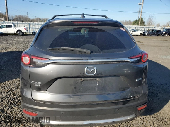 2017 Mazda CX-9 Signature with VIN JM3TCBEY3H0129528, listed as a Copart auction lot 42343375 with 83,744 mi miles and Salvage Title. Bid and sale history available at carsss.com. Image 6.
