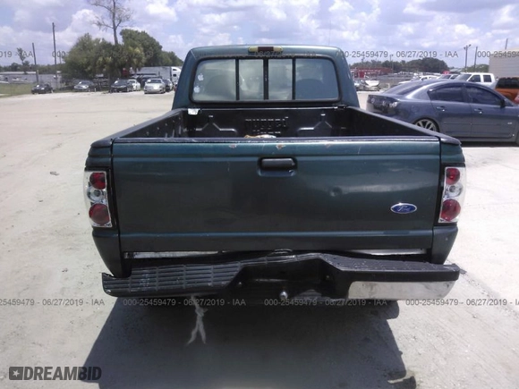 1995 Ford Ranger Splash with VIN 1FTCR10A4SUA05683, listed as a IAAI auction lot 25459479 with 274,050 mi miles. Bid and sale history available at carsss.com. Image 6.