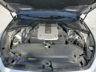 2015 Infiniti Q50 with VIN JN1BV7AP4FM356843, listed as a Copart auction lot 53702855 with 110,914 mi miles and Salvage title. Bid and sale history available at DreamBid. Image 12.