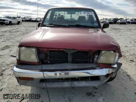 1998 Toyota Tacoma with VIN 4TANL42N8WZ022826, listed as a Copart auction lot 80758414 with 191,457 mi miles and Salvage Title. Bid and sale history available at carsss.com. Image 5.