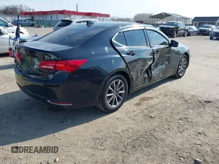 2020 Acura TLX w/Technology Pkg with VIN 19UUB1F50LA011455, listed as a IAAI auction lot 41708297 with 108,363 mi miles. Bid and sale history available at carsss.com. Image 4.