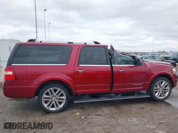 2015 Ford Expedition EL Platinum with VIN 1FMJK1LT0FEF40482, listed as a IAAI auction lot 41283403 with 193,115 mi miles. Bid and sale history available at carsss.com. Image 13.