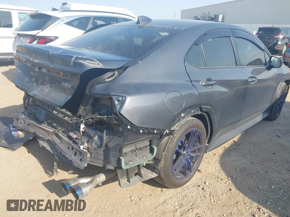 2022 Subaru WRX Premium with VIN JF1VBAF61N9032210, listed as a IAAI auction lot 42037353 with 33,886 mi miles and . Bid and sale history available at DreamBid. Image 4.