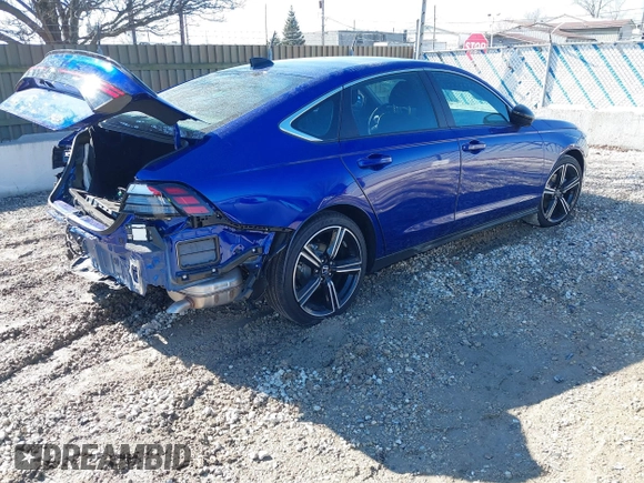 2024 Honda Accord Sport с VIN 1HGCY2F55RA073118, выставлен на аукционе IAAI как лот 41665233 с пробегом 1 069 миль миль и . История ставок и продаж доступна на DreamBid. Изображение 4.