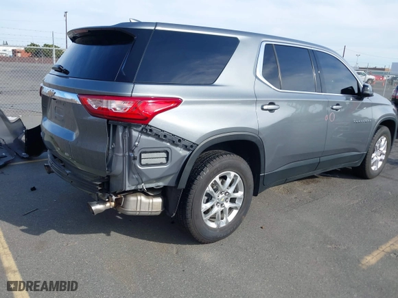 2021 Chevrolet Traverse LS with VIN 1GNERFKW1MJ235515, listed as a IAAI auction lot 41611529 with 36,303 mi miles. Bid and sale history available at carsss.com. Image 4.