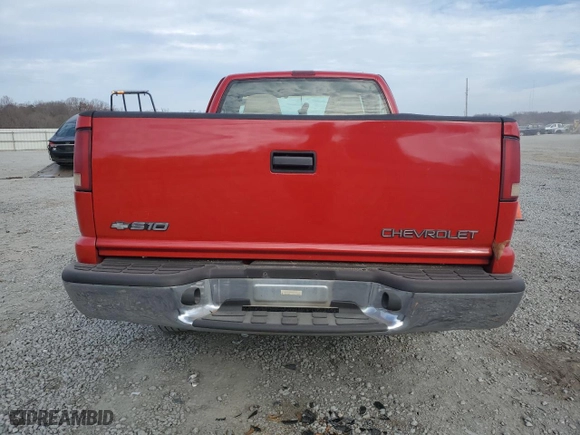 2000 Chevrolet S-10 LS with VIN 1GCCS14W3YK275759, listed as a Copart auction lot 86515544 with 0 mi miles and Salvage Title. Bid and sale history available at carsss.com. Image 6.