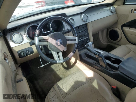 2007 Ford Mustang Deluxe z VIN 1ZVFT80N475227021, wystawiony jako Copart lot #48391145 z przebiegiem 182 895 mil mil oraz Szkoda całkowita • Salvage title. Historia ofert i sprzedaży dostępna na DreamBid. Obrazek 8.