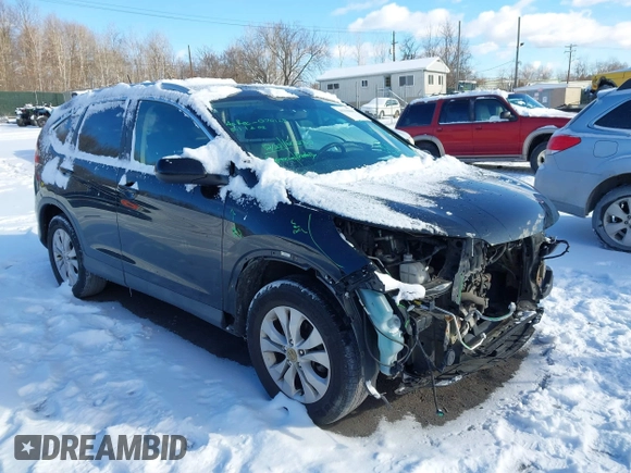 2014 Honda CR-V EX-L with VIN 2HKRM4H76EH659957, listed as a IAAI auction lot 41310681 with 256,784 mi miles. Bid and sale history available at carsss.com. Image 1.